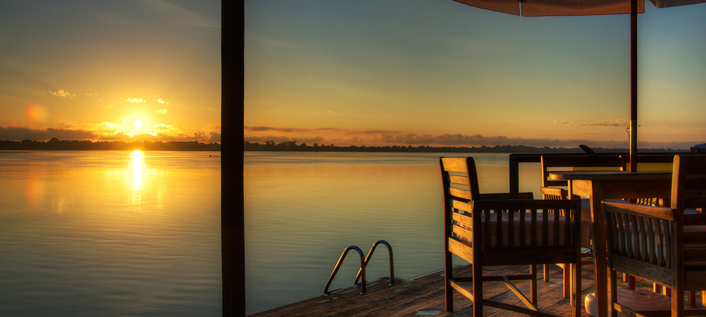 South America Brazil Amazonas Anavilhanas Jungle Lodge Deck 03