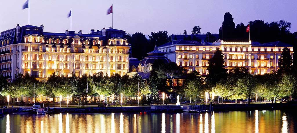 europe switzerland lausanne beau rivage palace exterior