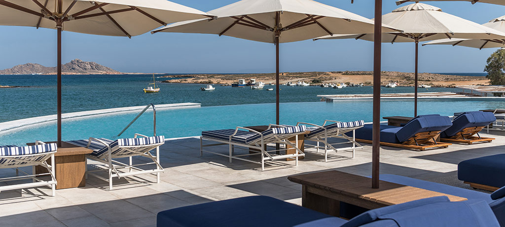 Europe Greece Paros Cosme pool