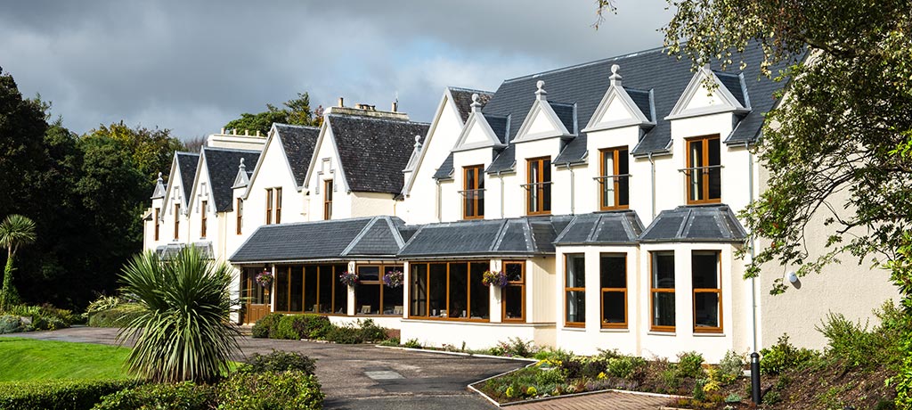 Europe Scotland Isle Skye Cuillin Hills Hotel exterior