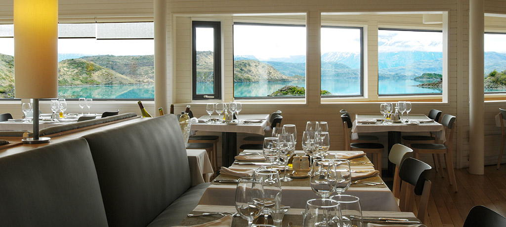 South America Argentina Explora Torres del Paine dining 