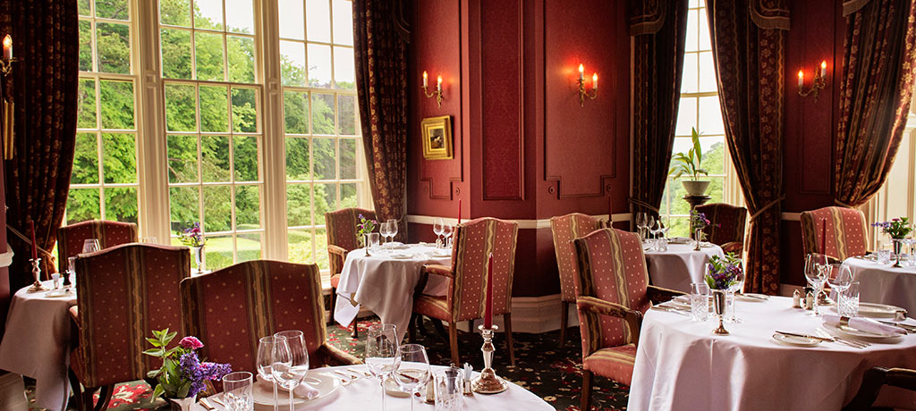 Europe Scotland Ayrshire Glenapp Castle dining