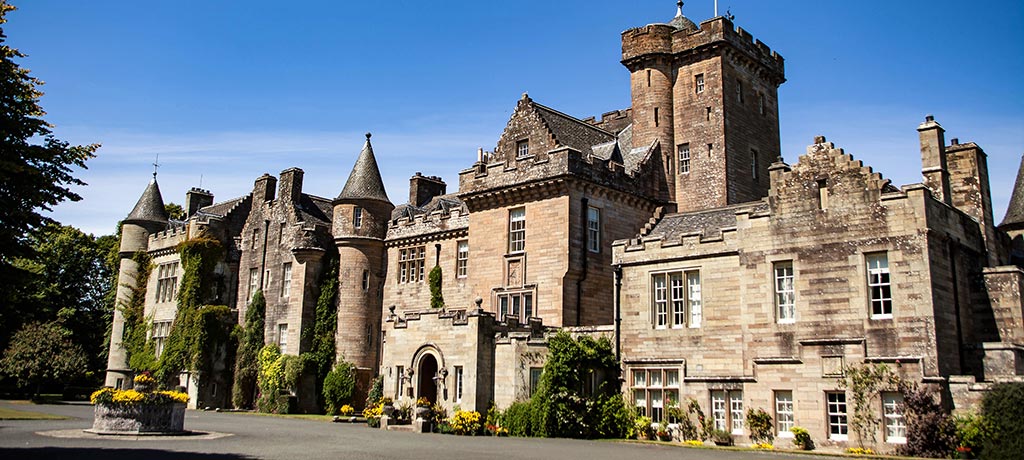 Europe Scotland Ayrshire Glenapp Castle exterior