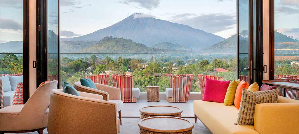 Africa Tanzania Arusha Gran Melia Arusha rooftop Bar