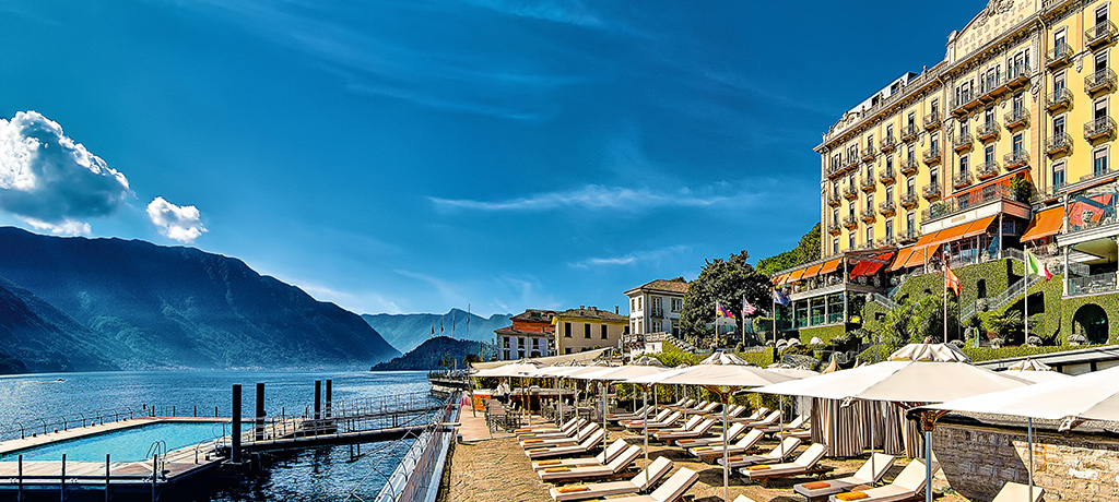 Europe Italy Grand Hotel Tremezzo Exterior and Pool