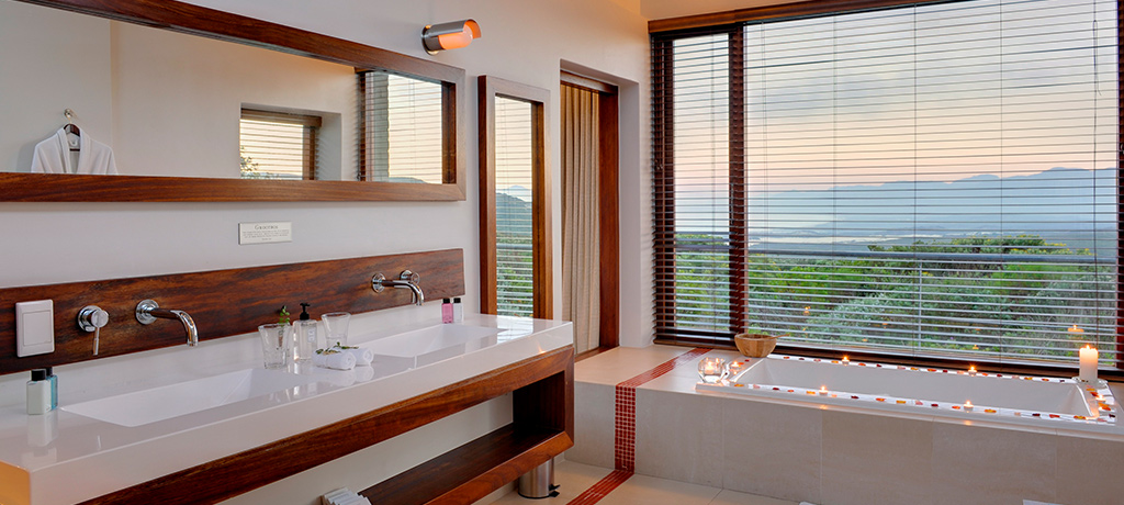 South Africa Gansbaai Grootbos Private Nature Reserve Luxury Suite Bathroom