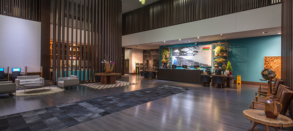 Latin America Brazil Cuiaba Hotel Gran Odara Lobby