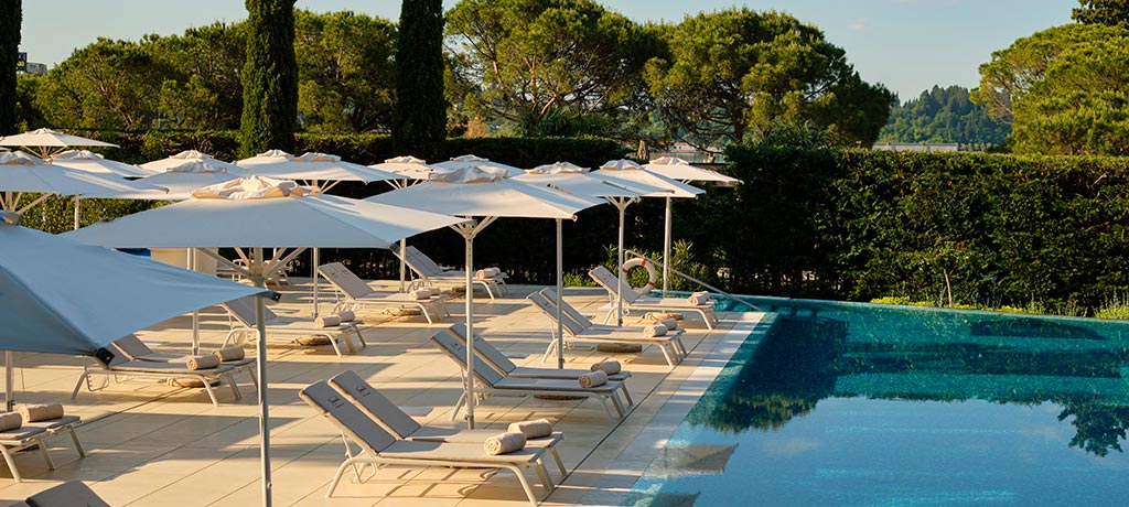 Europe Slovenia Kempinski Palace Portoroz pool