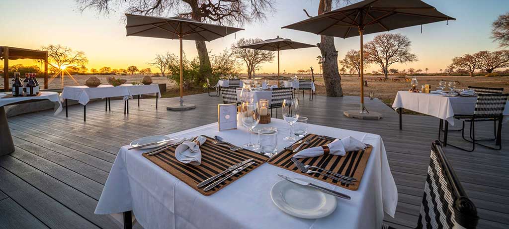 africa zimbabwe hwange national park linkwasha camp deck