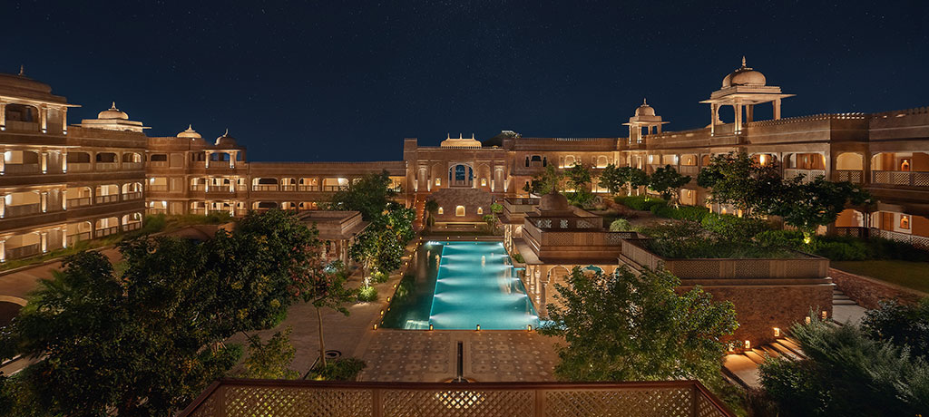 Asia India Six Senses Fort Barwara courtyard