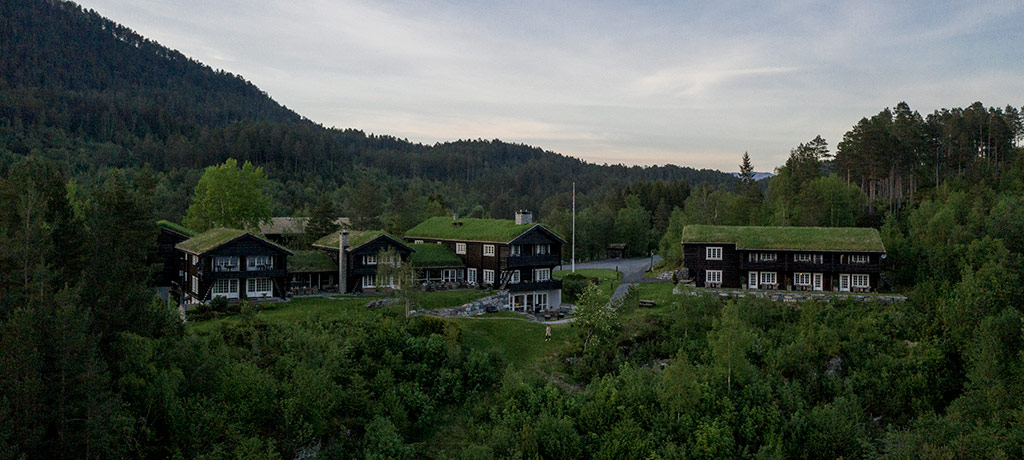 Europe Norway Glomset Storfjord Hotel exterior