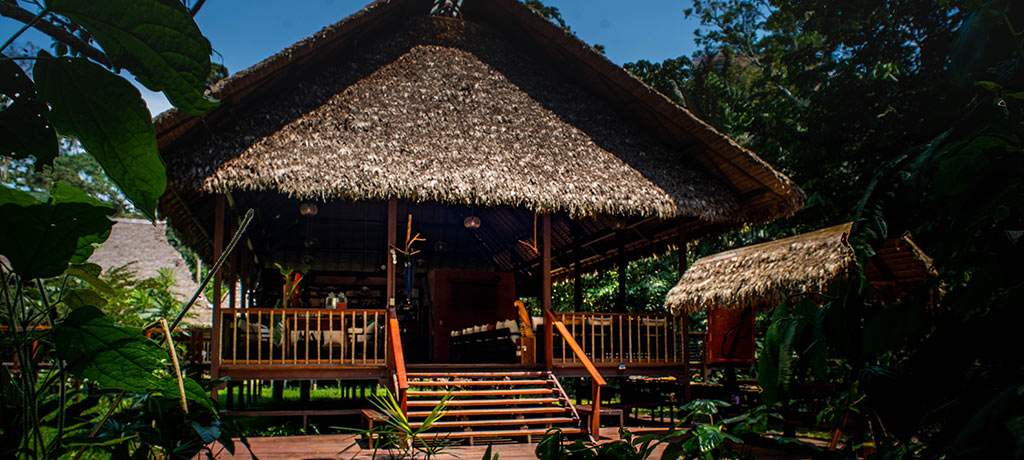 South America Peru Puerto Moldonado Tambopata Research Center entrance