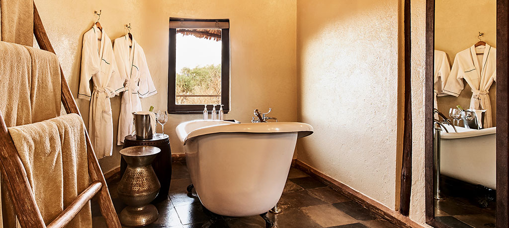 africa kenya amboseli national park tawi lodge bathroom