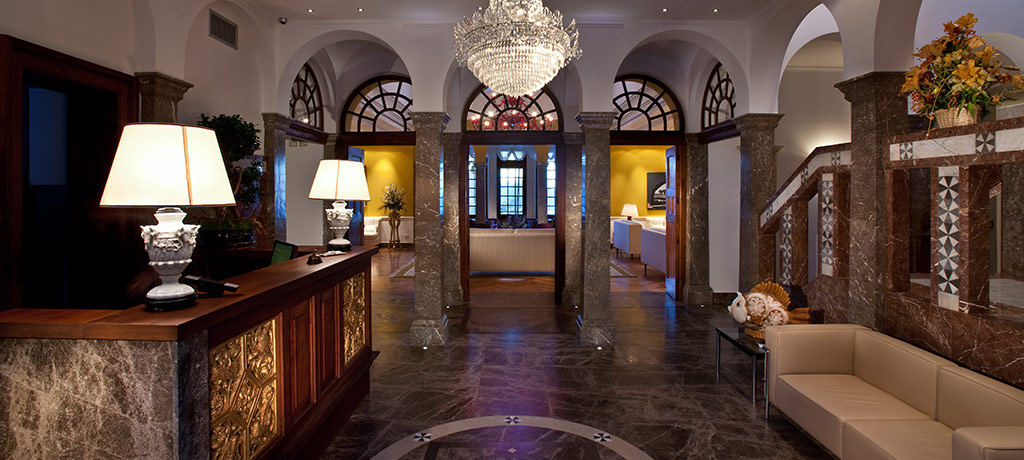 Europe Italy Taormina the ashbee hotel reception