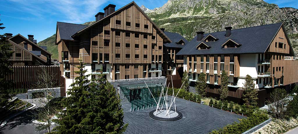 Europe Switzerland Andermatt The Chedi Andermatt exterior 04