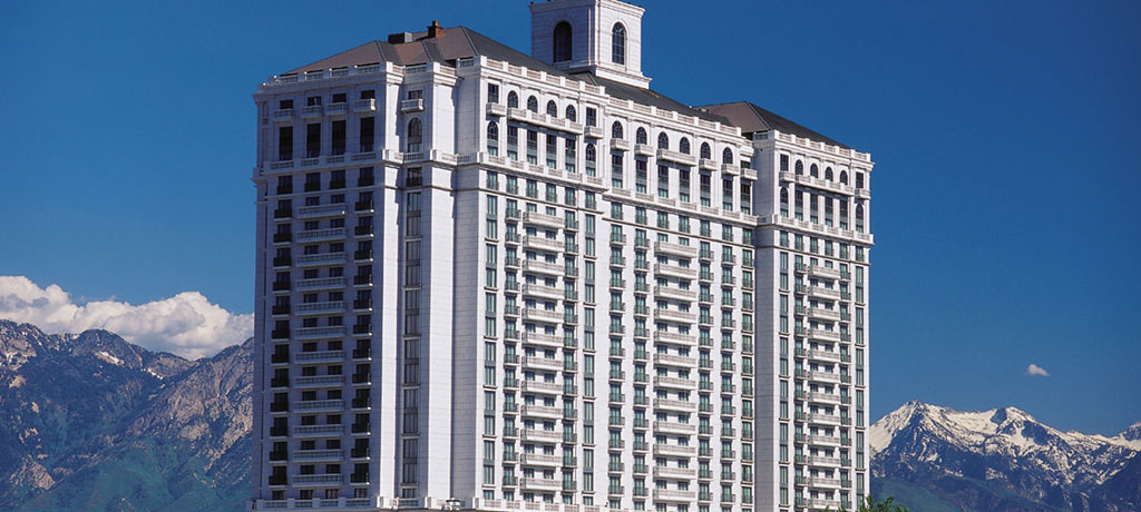 North America Utah Salt Lake City The Grand America Hotel exterior