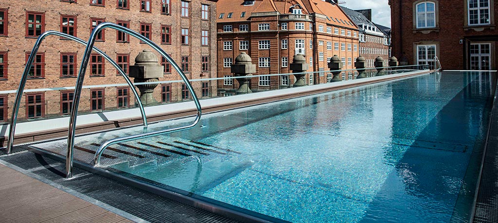 Europe Denmark Copenhagen Villa Copenhagen pool