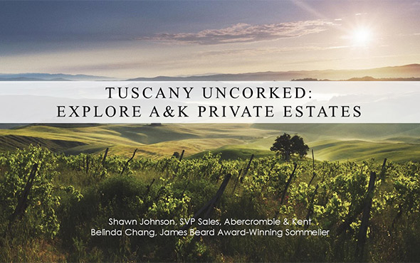 Tuscany Uncorked: Explore A&K Private Estates